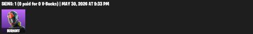 [PC/PSN/XBOX] | 1 skins | Burnoff | Electro Pairing Blades | Default Pickaxe | Full Access