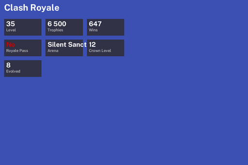 [KT12] | Level 35 | 6500 Trophies | Silent Sanctuary | 647 Wins | 8 Evol. | BS Lv.90 | CoC TH7 | Full Access