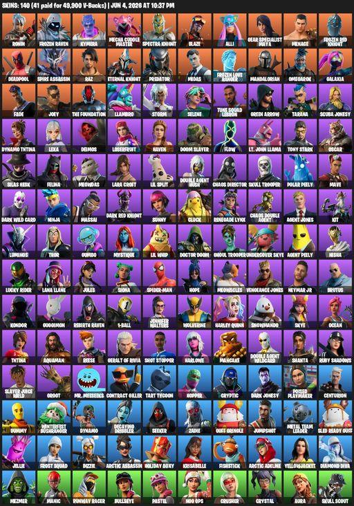 [PC/PSN] | 140 skins | Leviathan Axe | Lara Croft | Ronin | Frozen Raven | Kymera | Mecha Cuddle Master | Spectra Knight | Blaze | Alli | Full Access