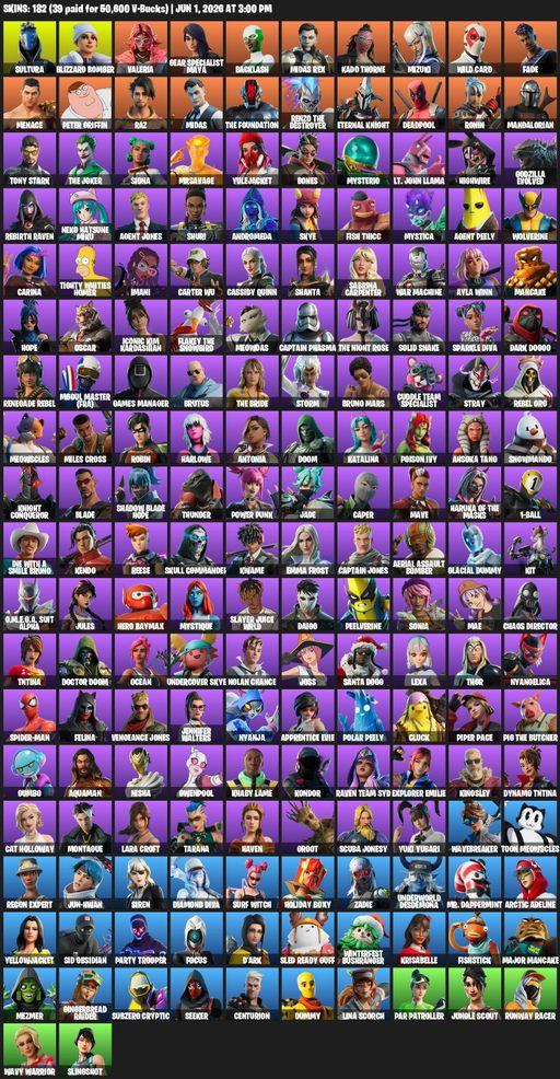 [PC/XBOX] | 182 skins | Leviathan Axe | Lara Croft | Sultura | Blizzard Bomber | Valeria | Gear Specialist Maya | Backlash | Midas Rex | Kado Thorne | Full Access