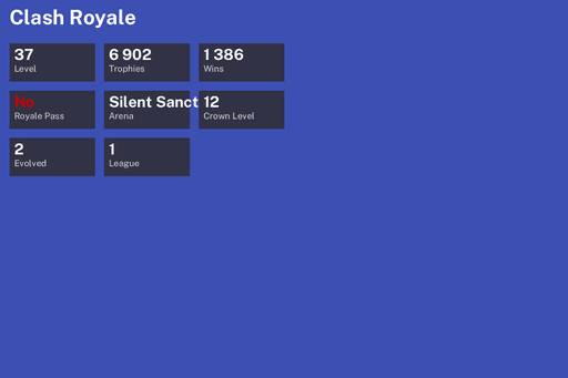 [KT12] | Level 37 | 6902 Trophies | Silent Sanctuary | 1386 Wins | 2 Evol. | BS Lv.35 | CoC TH9 | Full Access