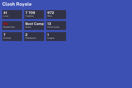 [KT13] | Level 41 | 7709 Trophies | Boot Camp | 972 Wins | 7 Evol. | 2 Champ. | BS Lv.91 | Full Access