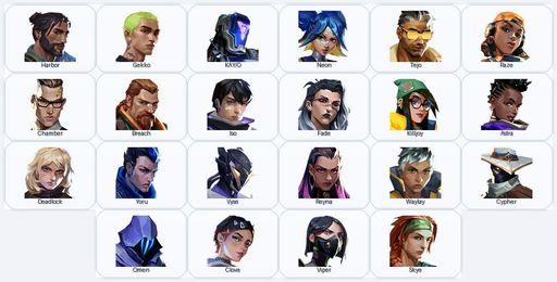 KR | 6 Skins + 22 Agents | Titanmail Bucky / Aristocrat Ares / Fortune's Hand Phantom / Storm Maw Stinger | Full Access
