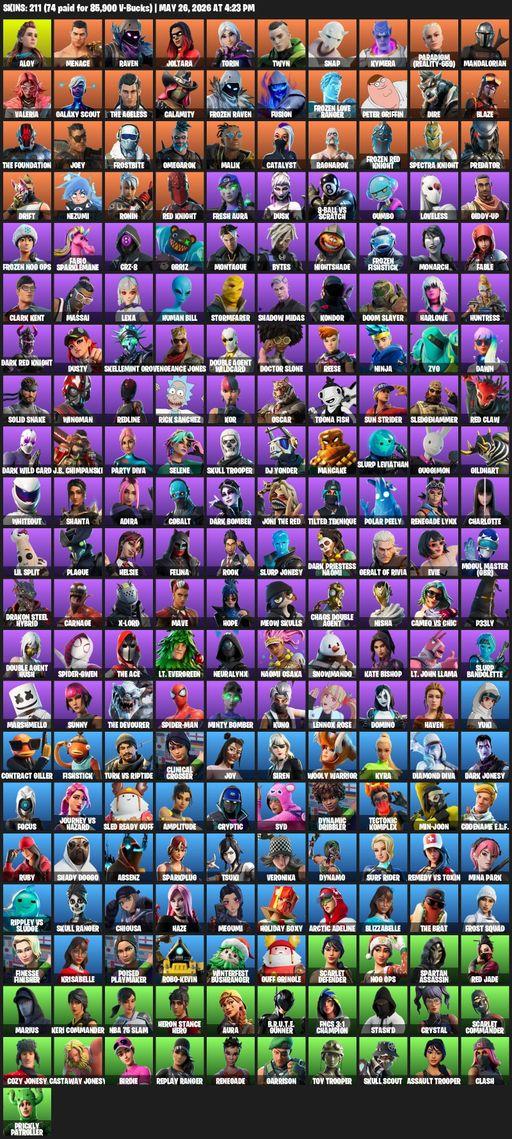 [PC/PSN] | 211 skins | Aloy | Menace | Raven | Joltara | Torin | Twyn | Snap | Kymera | Paradigm (Reality-659) | Mandalorian | Valeria | Galaxy Scout | Full Access